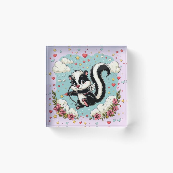 Item preview, Valentine’s Day Cupid Skunk designed and sold by Ghost on Toast.