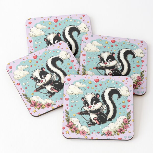 Item preview, Valentine’s Day Cupid Skunk designed and sold by Ghost on Toast.
