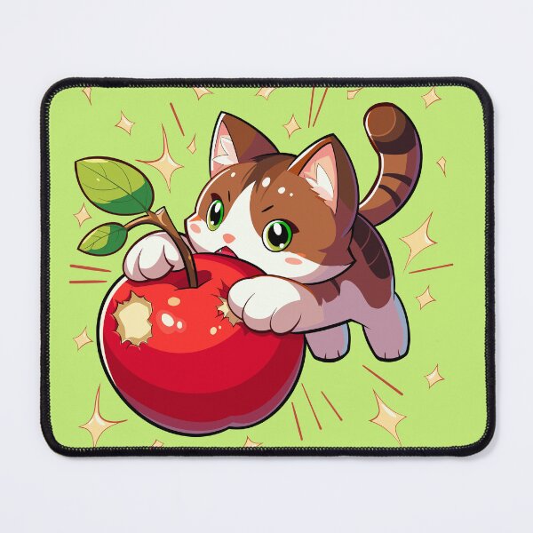 Item preview, Cat Pouncing on an Apple designed and sold by Ghost on Toast.