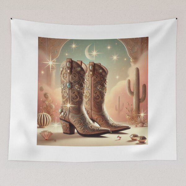 Item preview,  Aesthetic glamorous cowboy boots designed and sold by Bilikaru.
