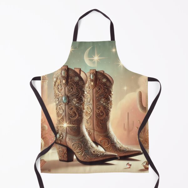 Item preview, Aesthetic glamorous cowboy boots designed and sold by Bilikaru.