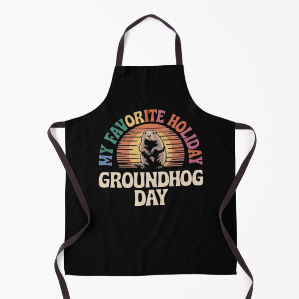Item preview, My Favorite Holiday Groundhog Day Vintage Sunset Design designed and sold by love3617.