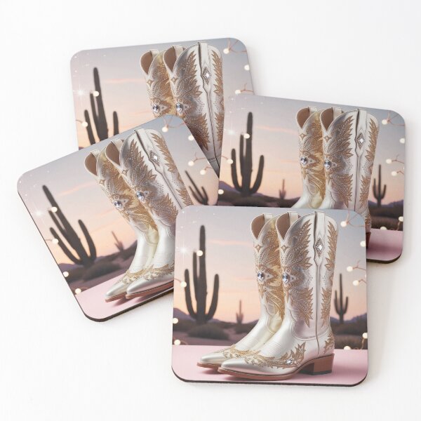 Item preview, Aesthetic glamorous cowboy boots designed and sold by Bilikaru.