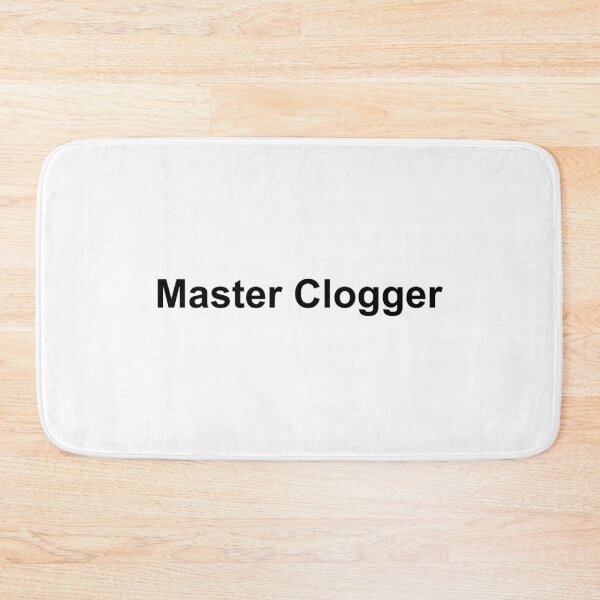Item preview, Funny Poop Joke T-Shirt (Master Clogger) (White Shirt) designed and sold by Raginghotdog101.