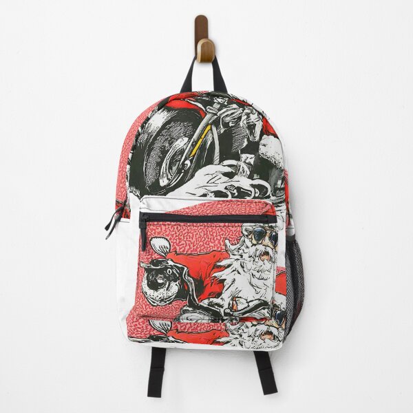 Item preview, Funny Santa Claus Motorcycle , Cool Santa Biker , Christmas Motorcycle Rider , Holiday Santa Riding Print designed and sold by Indyadizine.