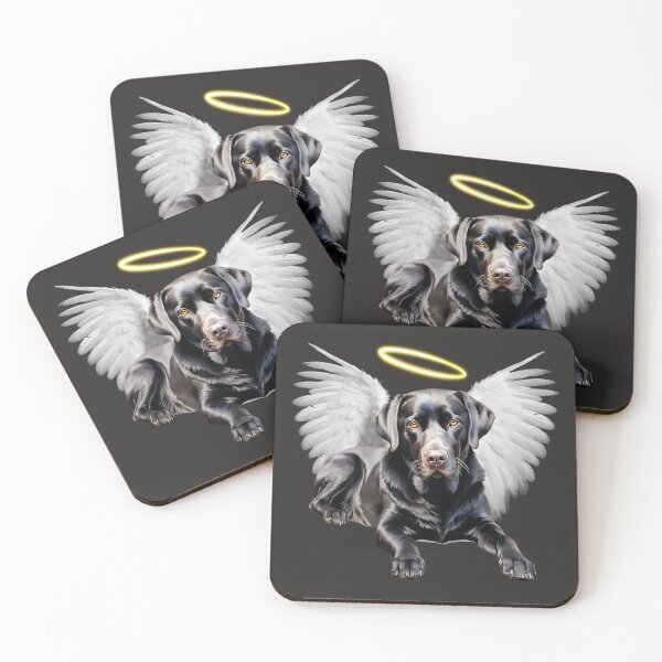 Item preview, Black Labrador Angel designed and sold by rmcbuckeye.