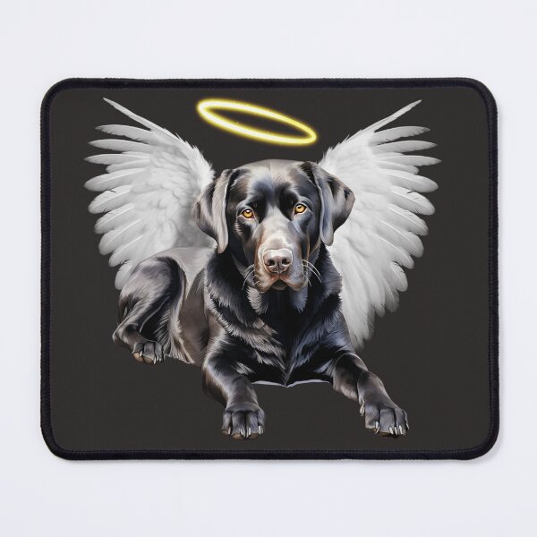 Item preview, Black Labrador Angel designed and sold by rmcbuckeye.