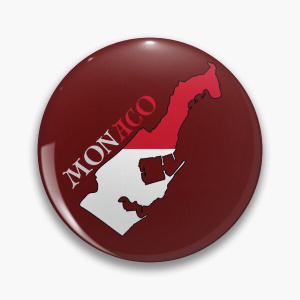 Item preview, monaco map flag designed and sold by baby-designe.