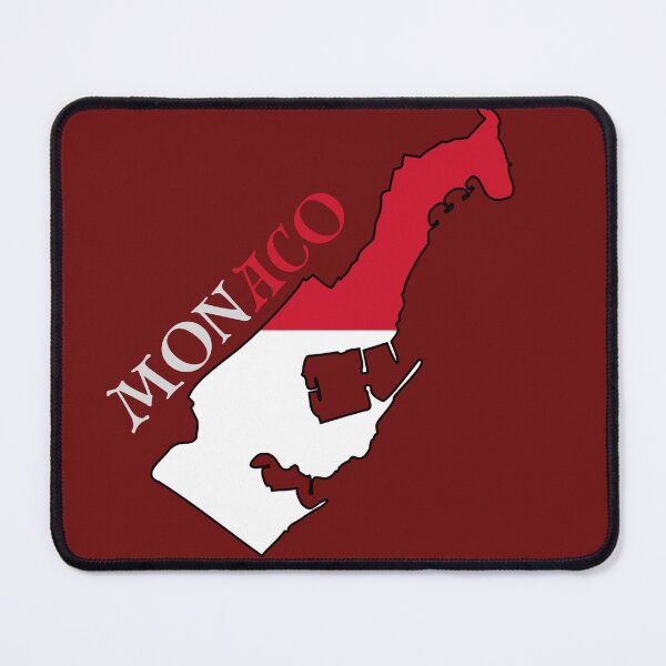 Item preview, monaco map flag designed and sold by baby-designe.