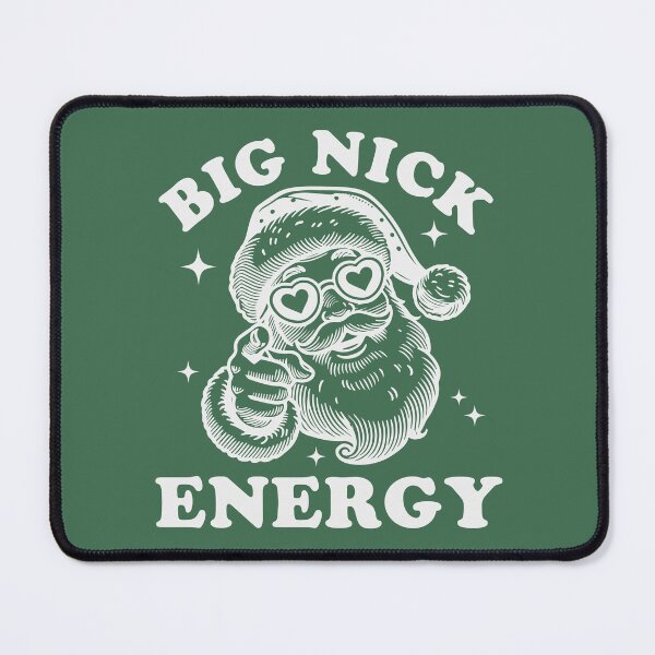Item preview, Big Nick Energy Funny Retro Santa Christmas designed and sold by darkskydelights.