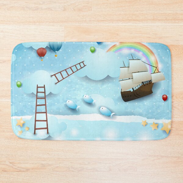 Item preview, Daydreaming, ghost ship and ladders designed and sold by LuisaVenturoli.