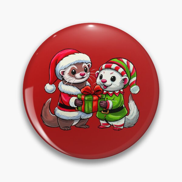 Item preview, A Very Ferret Christmas designed and sold by Ghost on Toast.