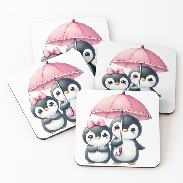 Item preview, A0599 Valentine’s Day Penguins – Adorable Penguin Couple Design, Romantic Gift for Valentine’s, Cute Heartwarming Decor, Unique Keepsake designed and sold by angieart68.