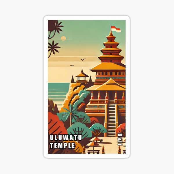 Aperçu de l'œuvre Temple d'Uluwatu créée et vendue par Linbo Shop.