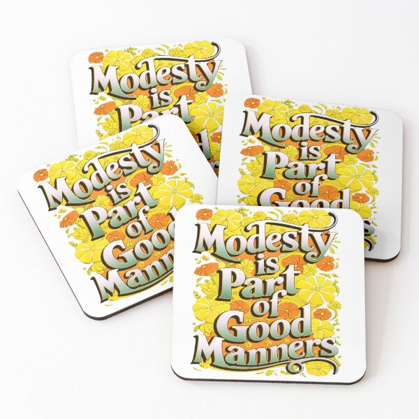 Item preview, MODESTY IS PART OF GOOD MANNERS designed and sold by Marketing Products Trust.