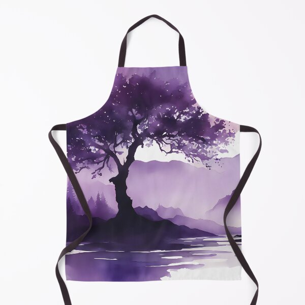 Item preview, Purple Silhouette Landscape designed and sold by CalmnessbyChoice.