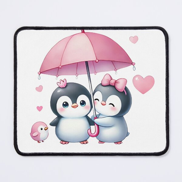 Item preview, A0599 Valentine’s Day Penguins – Adorable Penguin Couple Design, Romantic Gift for Valentine’s, Cute Heartwarming Decor, Unique Keepsake designed and sold by angieart68.