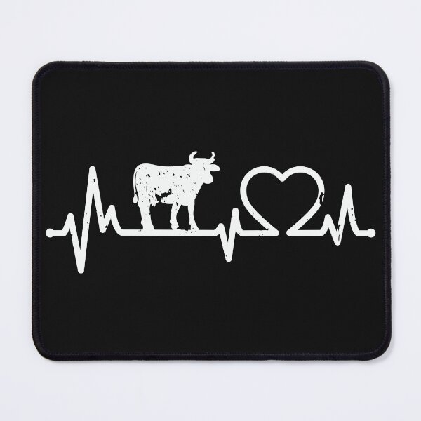 Item preview, I Love My Cow Valve EKG Heartbeat Heart Patient designed and sold by DoodleUrban.