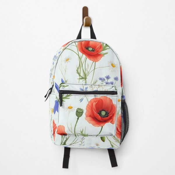 Item preview, Wildflower Meadow, Summer Blooms, Floral Pattern, Poppy & Daisy, Wildflower Print designed and sold by Artidnan12.