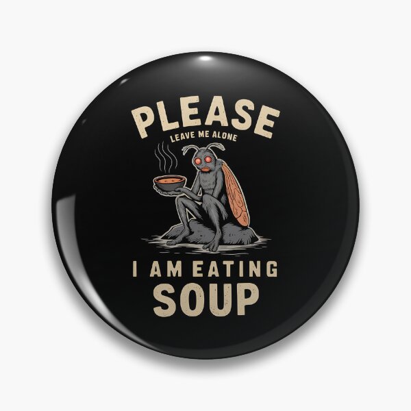 Item preview, Please Leave Me Alone I Am Eating Soup -  A hilarious gift for meme lovers, introverts, and fans of absurd humor! designed and sold by ZyziowskyArt.