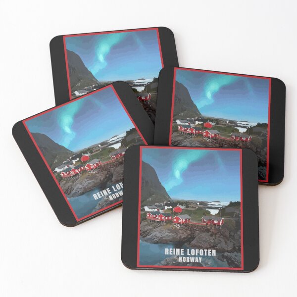 Item preview, Reine Lofoten Norway Scandinavia Retro designed and sold by TomFrontierArt.