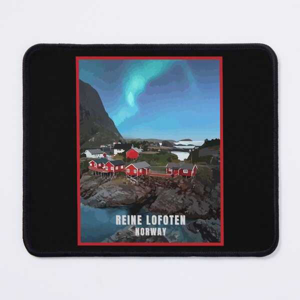 Item preview, Reine Lofoten Norway Scandinavia Retro designed and sold by TomFrontierArt.