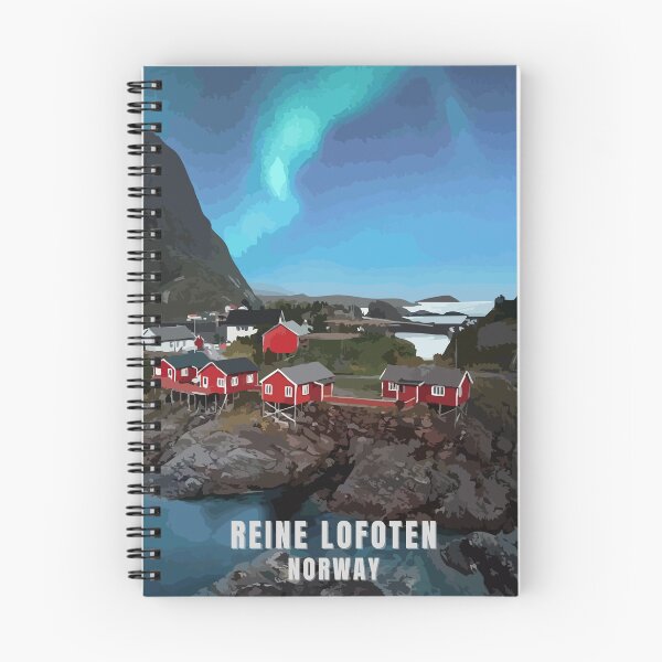 Item preview, Reine Lofoten Norway Scandinavia Retro designed and sold by TomFrontierArt.
