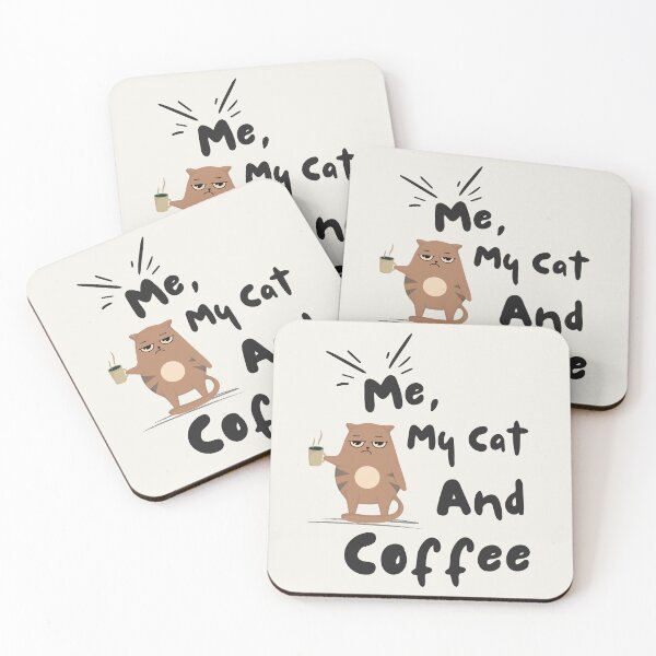 Item preview, Me, My Cat and Coffee designed and sold by iphie-josanto.