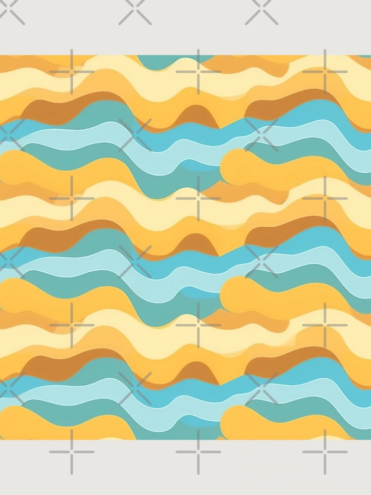 Thumbnail 6 of 6, Premium Oversized Sweatshirt, Abstract Beach Ripple Pattern designed and sold by bubblegoth.