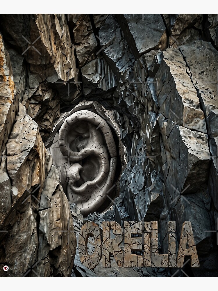 Aperçu 3 sur 3. Poster avec l'œuvre OREILIA. créée et vendue par Vinidal.