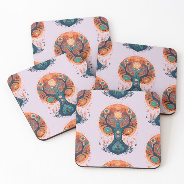 Item preview, Tree Sunset Chakras | Nature Patterns Collection designed and sold by monkeybusiness.pt.