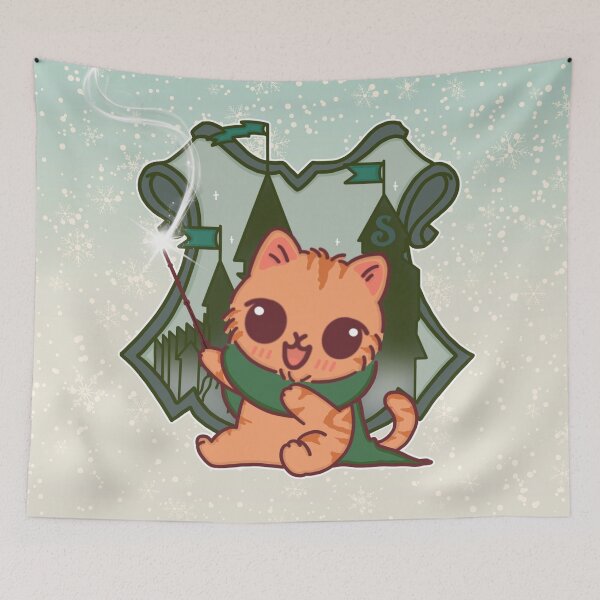 Item preview, Little Wizard Cat of Slymeowrin Castle designed and sold by BGMeYou.