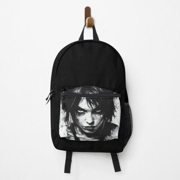 Item preview, Punk Girl Attitude. Black & White Design. designed and sold by Shoot-The-Moon.