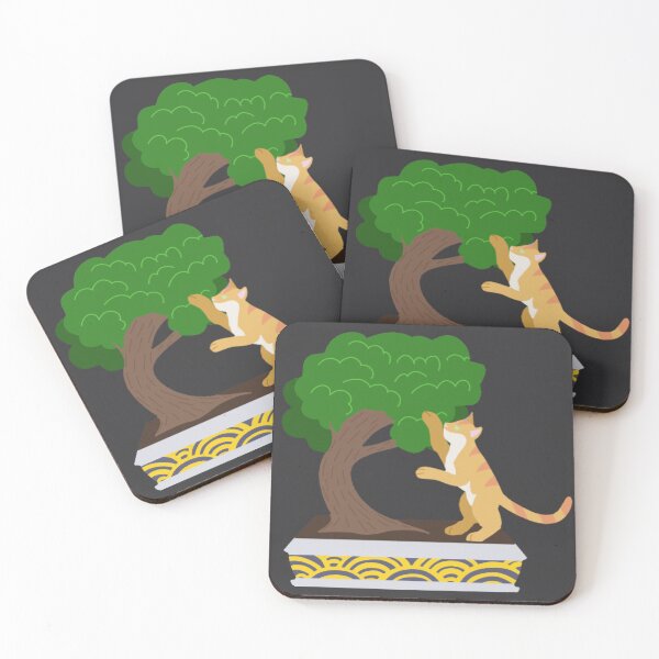 Item preview, Cat with Bonsai designed and sold by Weremoose.
