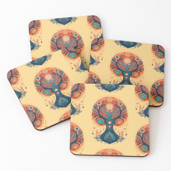 Item preview, Tree Sunset Chakras | Nature Patterns Collection designed and sold by monkeybusiness.pt.