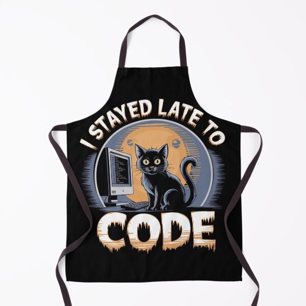 Item preview, Coding Cat Nights، Code & Paws designed and sold by ATOTI.