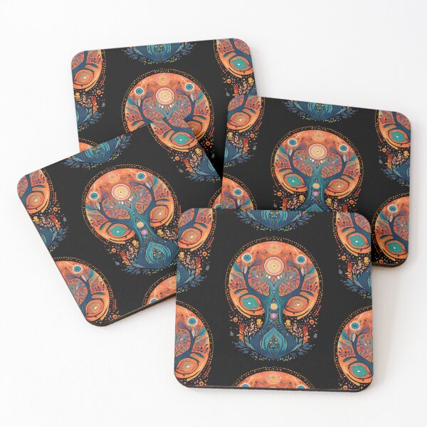 Item preview, Tree Sunset Chakras | Nature Patterns Collection designed and sold by monkeybusiness.pt.
