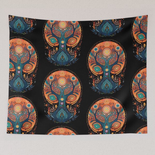 Item preview, Tree Sunset Chakras | Nature Patterns Collection designed and sold by monkeybusiness.pt.