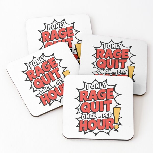 Item preview, i only rage quit once per hour designed and sold by Ismartista.