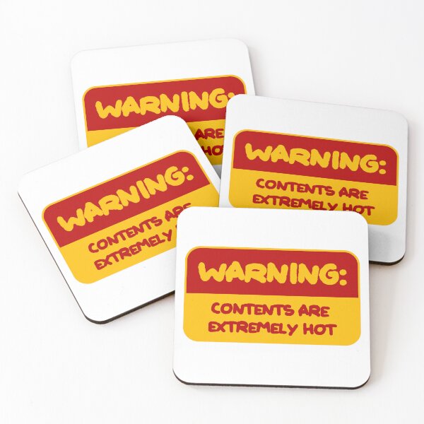 Item preview, Warning Contents are Extremely Hot sign designed and sold by JashJhaveri.
