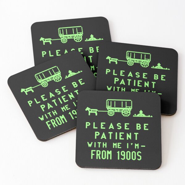 Item preview, Please Be Patient With Me, I'm From 1900s Retro Neon Wagon designed and sold by Alex Songs.