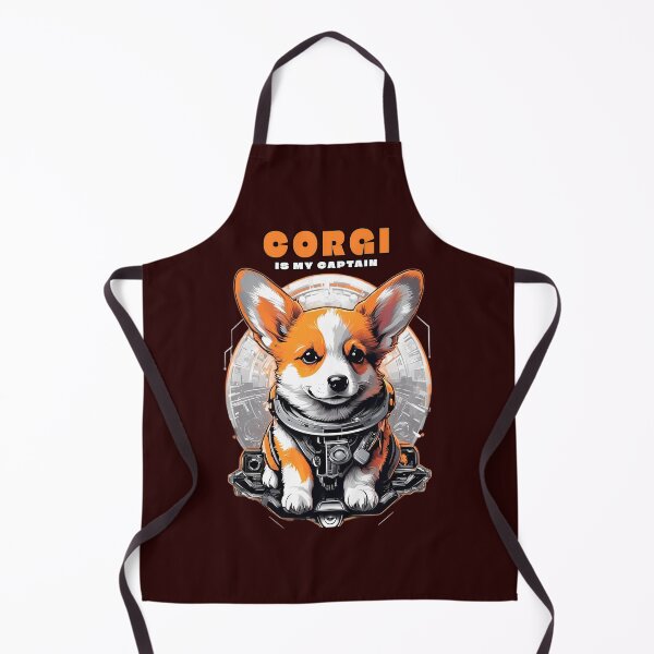 Item preview, Corgi is My Captain – Adorable Futuristic Corgi Dog designed and sold by MystiqSlav.