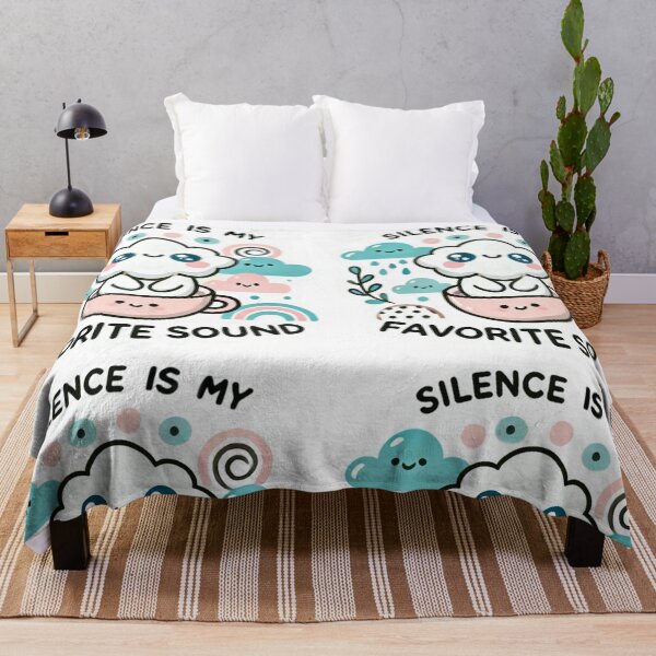 Item preview, Silence is the most soothing sound to my ears. designed and sold by cherryfoxy24.