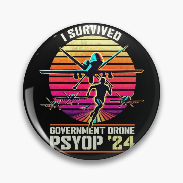 Item preview, I Survived Government New Jersey Drone Psyop 2024 Invasion designed and sold by Victor Shadehorn.
