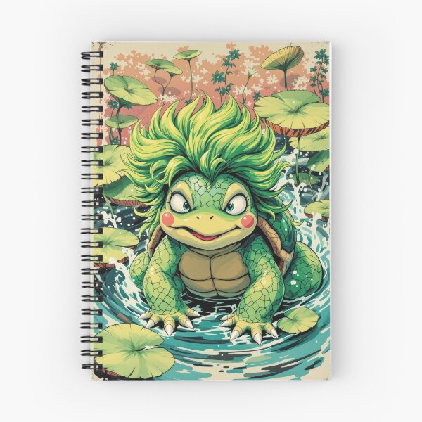 Item preview, Vibrant Creature in a Water Lilies Pond designed and sold by artwaves.