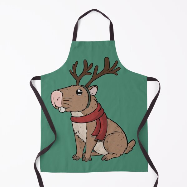 Item preview, Capybara Reindeer  designed and sold by rmcbuckeye.