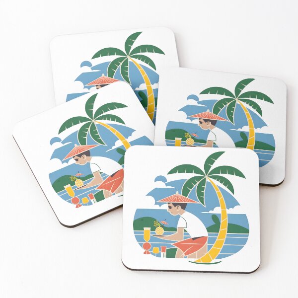 Artikelvorschau, Cabana Boy Productions – Tropische Typografie und Beach-Vibes-Design entworfen und verkauft von Glow Wind ⭐⭐⭐⭐⭐.
