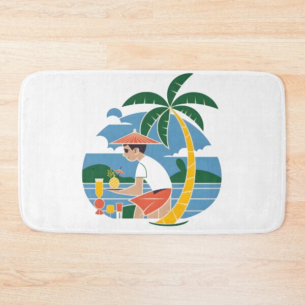 Item preview, Cabana Boy Productions – Tropical Typography & Beach Vibes Design designed and sold by Glow Wind ⭐⭐⭐⭐⭐.