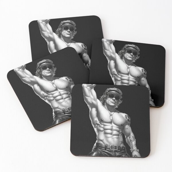 Item preview, Gay Muscle Daddy Leder Biker Leather Pride Graphic Design designed and sold by ItsAKinkThing.
