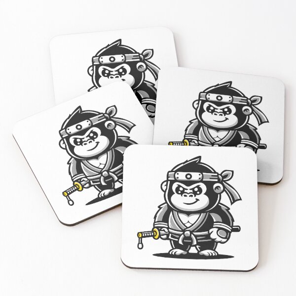 Item preview, Ninja Gorilla Warrior designed and sold by RyanBelandres.